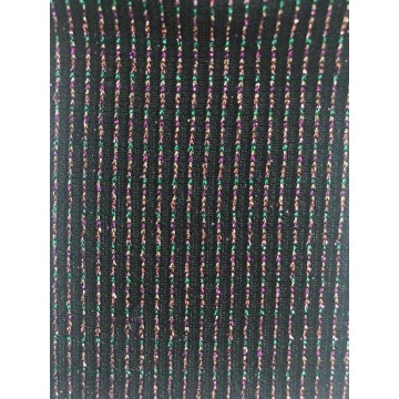 Metallic Lurex Stretch Knit Fabric