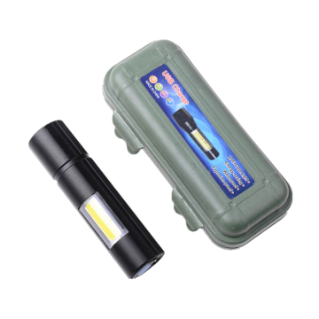Customized Color 3-Mode Student Flash Light: Portable LED Torch with USB Charge