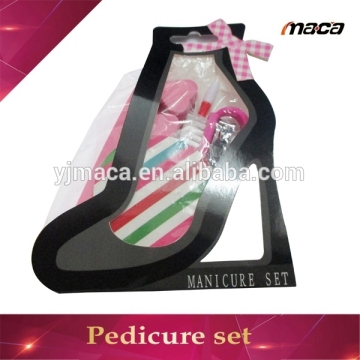 FS1094 Fashion disposable manicure pedicure kit with 5 pcs