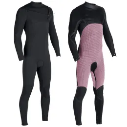 5/4mm 4/3mm 3/2mm Neoprene Chest Zip Wetsuit Super Stretch Thermal Limestone One Piece Dry Surfing Suit Diving Wetsuits