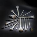 16 PCS Glitter Grip Veliki set četkica za šminku
