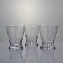 Engraved Creative Stemless Crystal Martini Cocktail Glass