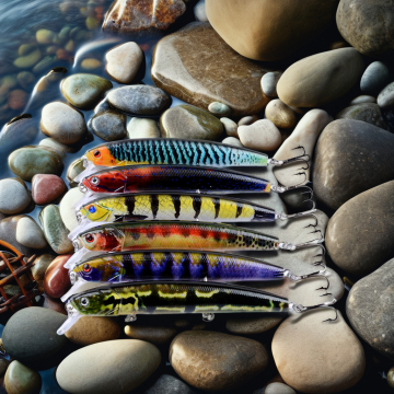 NEWMAJOR 6-Color 12.5cm Minnow Hard Bait Lure for River, Lake, and Stream Bottom Fishing