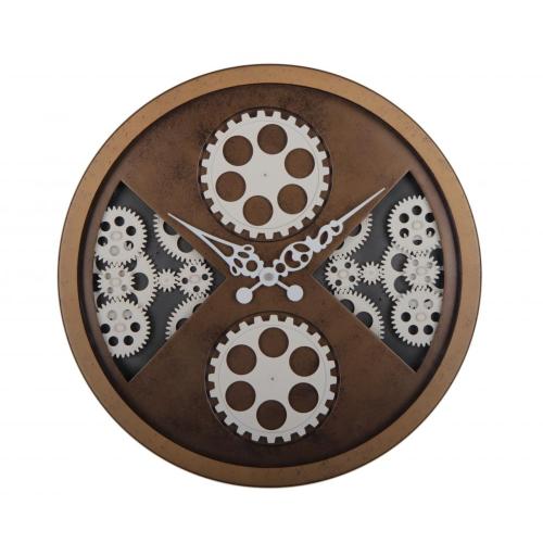 Gear Wall Clock With Sector and Round Shape