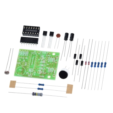 TZT Energy Saving LED Lamp with CD4011 Sound and Light Control DIY Kit