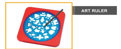 High Quality Kids Art Plastic Drawing Stencil