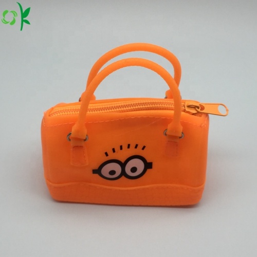 Μίνι σιλικόνη τσάντα χαριτωμένο κινούμενα πορτοφόλι
