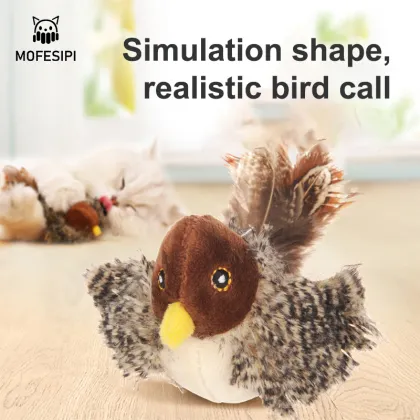 MOFESIPI Electronic Cat Toys: Interactive Toy Bird for Indoor Play