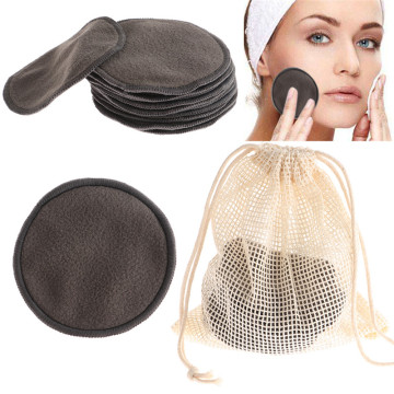 12PCS/SET Reusable Bamboo Fiber Washable Rounds Pads Makeup Removal Cotton Pad Cleansing Facial Pad Cosmetic Tool Skin Care