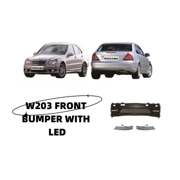 Für Mercedes Benz W203 C32 AMG Front Stoßstange mit LED 2000-2007