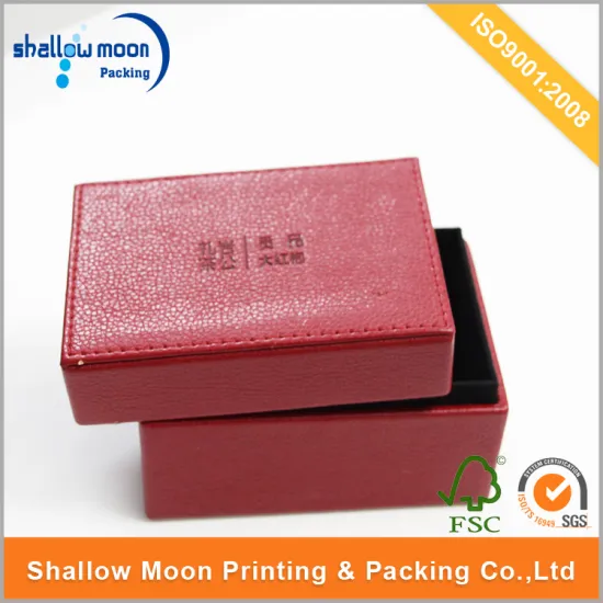PU china red tea packing paper box