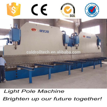 Hot sale China street light pole making machine, light pole bending machine