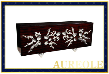 AK-1032 Low Cost New Age Products Tv Stand With Built In Speakers