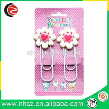 Color Flower Paper Clip Set