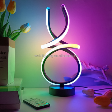 Sound Rhythm RGB Seven Color Bluetooth Desk Lamp for Live Broadcast Rooms