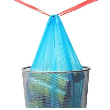 13 galones de alto cordón ajustable Bolsa de basura de cuerda de cocina  transparente Bolsa de basura, 200 bolsas - China Bolsa de basura con cordón  ajustable y bolsa de basura con