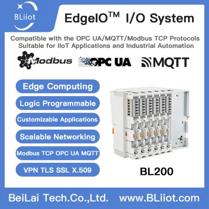 BLIIoT Dual Network Port Distributed IO Modules BL200