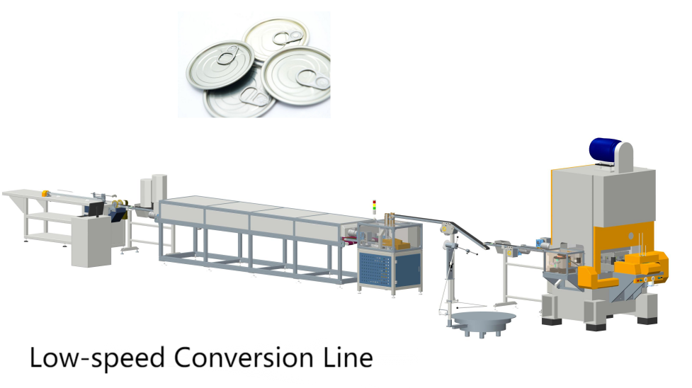 Easy Open End EoE Metal Cans/Lid/Cover Making Making Machine สายการผลิตสำหรับน้ำผลไม้