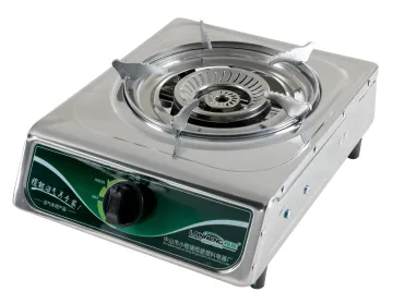 Stainless Steel Single Burner Biogas Cooktop Stove
