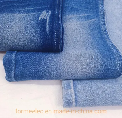 T/C Denim Fabric for Pants Skirt Dress Elastic Denim Satin Stretch Denim