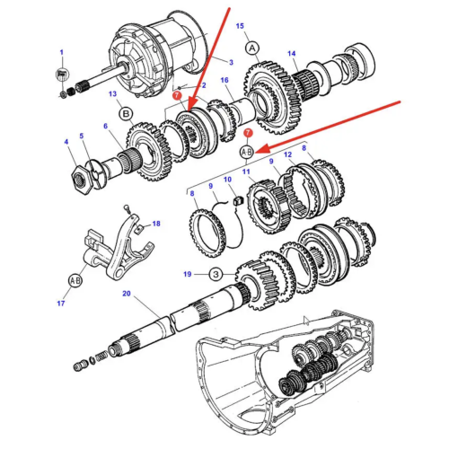 Auto Parts Manual Transmission Synchronizer Assembly 3385887M93 / 3580528M91 for MASSEY FERGUSON Tractor