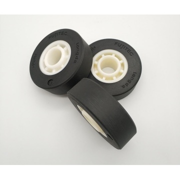 Rodillo de cadena escalonada de 75 mm 75 * 23,5 mm para escaleras mecánicas Fujitec