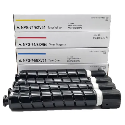 Canon c3025i Compatible Color Toner Cartridges: NPG-74, NPG74, EXV54, C-EXV54, and Toner Cartridges