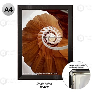 Best Seller Black Square Snap Frame - A4