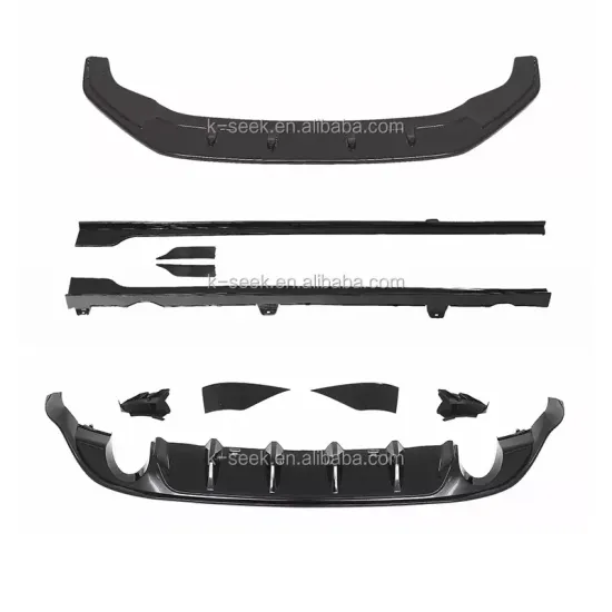 KSEEK TCR Model Car Front Lip Bumper Assy for VW Golf 7.5 GTI