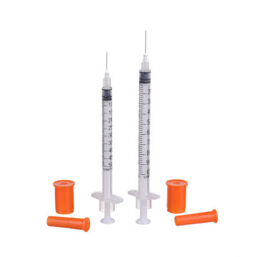 U-100 Insulin Syringe Disposable Medical Syringe With Needle