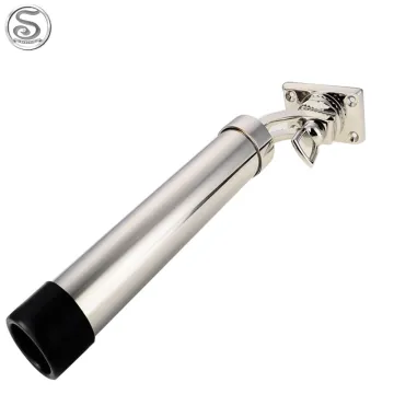Stainless Steel Mirror Polish 360 Degree Marine Boat Fishing Rod Holder