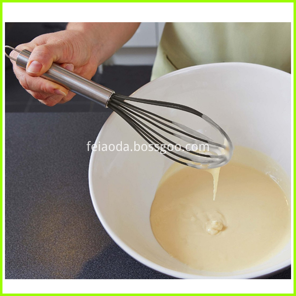 Non-stick Heat Resistant Silicone Egg Beater