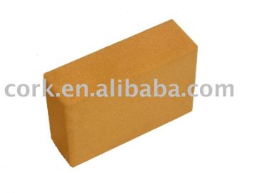 Big Granule Cork Yoga Block, Cork Made Yoga Blocks