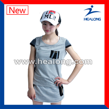 Kids Tennis Uniform, Black Tennis Wear For Girls