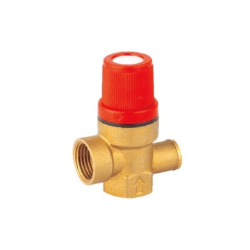China Plumbing HVAC Under Floor Heating Manifold Boiler Brass Safety Relief Valve