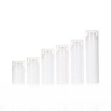 Empty White Press Pump Lotion Bottles