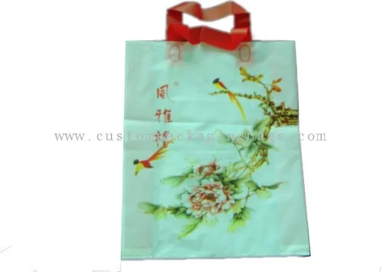 Recyclable Plastic Handle Hdb15 Poly Carrier Shopping Printed Polythene Bags