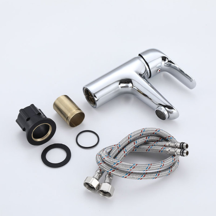 Sleek 35mm Electroplated Basin Faucet Design