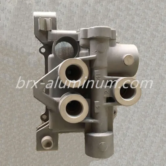 Hard anodized aluminum alloy die casting part