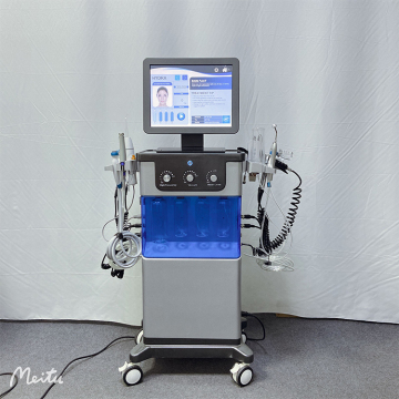 Hydra Spa Oxygen Jet Peel &amp; Diamond Dermabrasion Machine-Peralatan Peremajaan Kulit Hidro 14-dalam-1