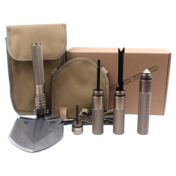 23-in-1 Functional Survival Shovel - Unbreakable Tactical Folding Camp Shovel