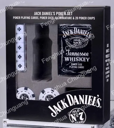 Jack daniels poker chip set
