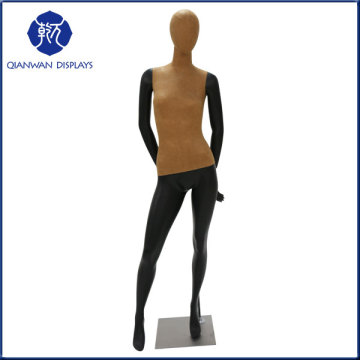 Cheap black tall female mannequin for fashion show
