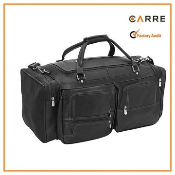 large men leather travel bag