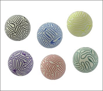wholesales 45mm multi color marble bouncing ball for vending machine