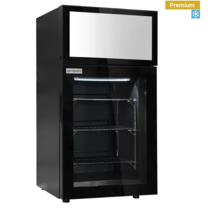 Minibar Freezer with 1 Glass Door & Advertising Display