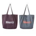 Large Personalized Canvas Tote Bag With Logo Handle