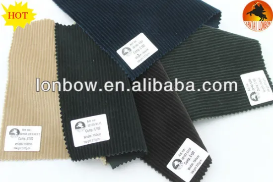 closeout cotton corduroy fabric