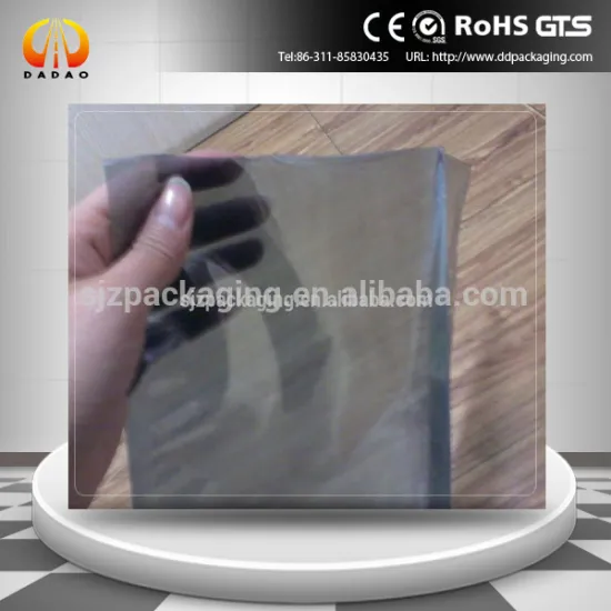 Semi transparent VMPET film for shielding bag