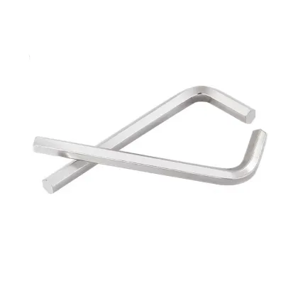 Carbon Steel Black Silver L-Shaped Allen Wrench Metric Keys